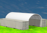 Container Shelter Storage Shelters / Building Storage PVC Fabric