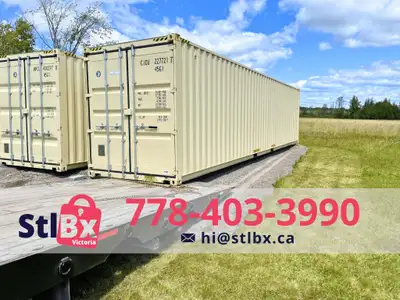 YOUR TRUSTED LOCAL VICTORIA SHIPPING CONTAINER COMPANY Introducing the 40' High Cube Container: your...