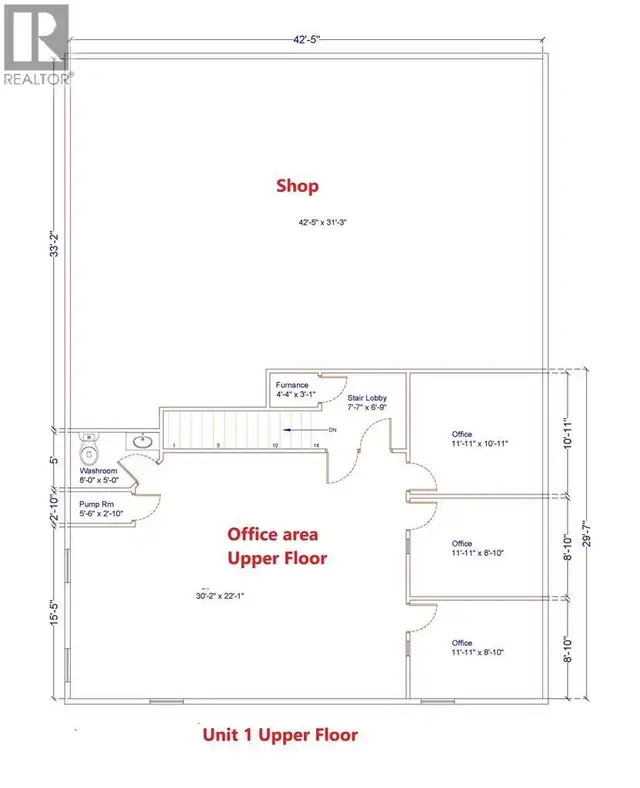1 10799 FINNING FRONTAGE ROAD Fort St. John, British Columbia in Commercial & Office Space for Rent in Fort St. John - Image 4