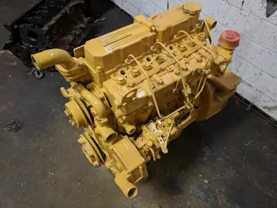 We rebuilt this 3044 Caterpillar engine with all brand new pistons rings bearings, gaskets oil pump...