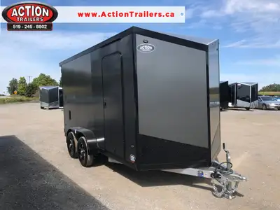 LEGACY SERIES ALL ALUMINUM FRAME 7' X 14' TANDEM AXLE CARGO W/ BARN DOORS AND POLYCORE PANEL UPGRADE...