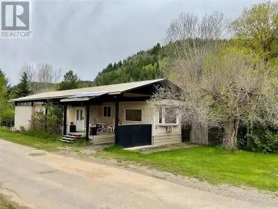 Private home on large corner lot in Greenwood, BC. This 2 Bedroom, 1 Bathroom mobile home is on over...
