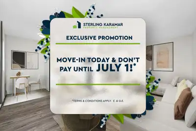 Limited Time Offer | Move In Today & Don't Pay Until July 1!* Enjoy this quiet, residential, Peterbo...