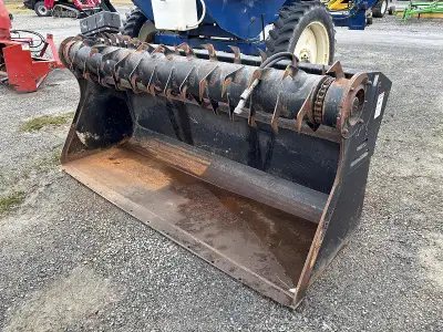HORST WELDING MBHVSBFD96 SILAGE BUNK FACER STOCK # A116415 96 INCH DEFACER BUCKET 47.5 CUBIC FOOT HE...