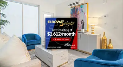 Available Now ELBOW 5 EIGHT – Sleek, Stylish Suites Near Chinook Centre Up to 2 Months Free & Discou...