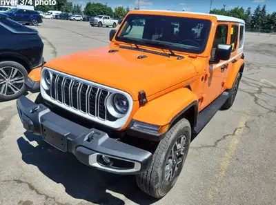 Come see this certified 2026 Jeep Wrangler Sahara 4 Door 3.6L V6 - Whitecap PKG | Leather | Nav | Po...