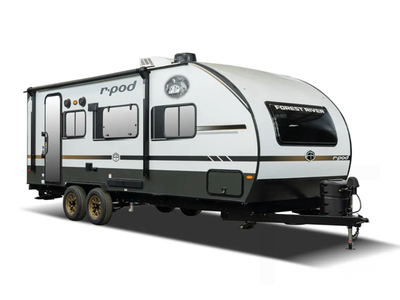 Forest River R Pod travel trailer RP-185 highlights: Jackknife Sofa with Leg Rests Exterior Slam Lat...