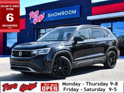 2022 Volkswagen Taos Comfortline Deep Black Pearl *SUNROOF + 18 WHEEL PACKAGE*, *NEW TIRES*, *POWER...