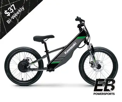 2025 Kawasaki Elektrode 20 ? Electric Fun for Young Riders Only $37 bi-weekly All-New 20in. Electric...