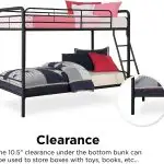 NEW TWIN OVER TWIN METAL FRAME BUNK BED 666931 in Other in Red Deer - Image 10