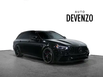 2023 Mercedes-Benz E63 S 4MATIC+ Wagon , Obsidian Black Metallic on Black AMG Exclusive Nappa Leathe...