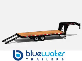 Canada Trailers Gooseneck Flat Bed Trailers 102in. x 24' starting at $17,870.00 or $357.36/month! Mo...