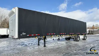 Trailer - # STOCK: R-37270 2016 MANAC 48' ROLLING TARP ALUMINIUM REMORQUE A RIDEAUX 2016 MANAC 48' R...