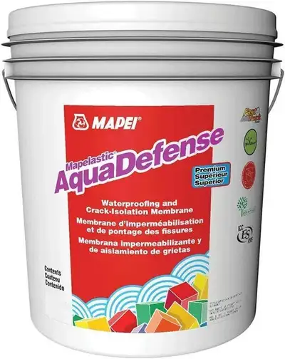 Mapei Mapelastic Aquadefence Liquid Waterproofing Membrane 5 Gal, View more