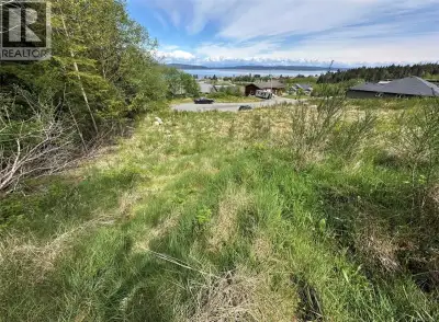 Cleared lot at the end of a quiet cul-de-sac with stunning harbour and ocean views framed by majesti...