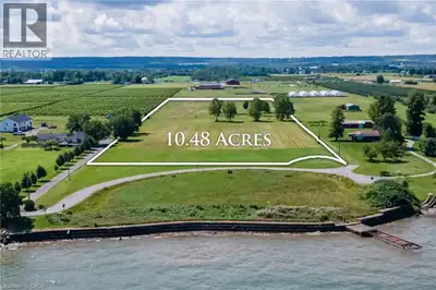 BUILD YOUR LEGACY: A LUXURY DREAM ESTATE HOME or ESTATE WINERY ON LAKE ONTARIO. With 350 ft. of unri...