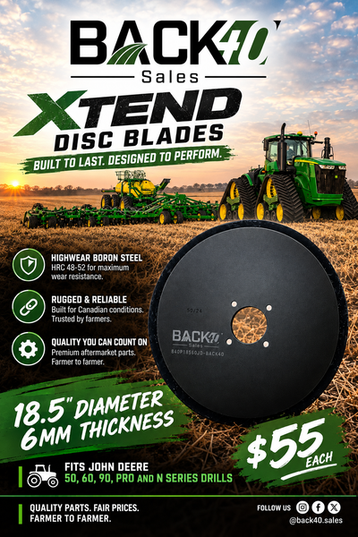 18.5" Xtend Wear Drill Opener Blade - John Deere | Back 40 Sales This 18.5" x 6mm Extended Double Be...