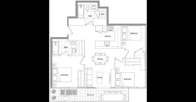 ️ Concord Canada House | Downtown Toronto ️ 3 Bedrooms | 2 Bathrooms 920 sqft interior + 132 sqft ba...
