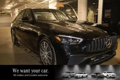 This Mercedes-Benz AMG C 43 has a powerful Intercooled Turbo Gas/Electric I-4 2.0 L/121 engine power...