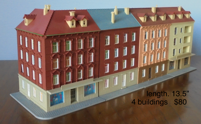 N-SCALE  TOWN   BUILDINGS (x), View more
