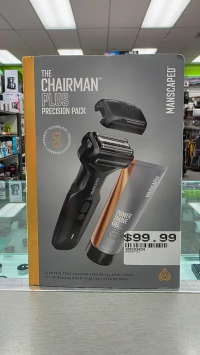 Manscaped the Chairman Plus Precision pack - BRAND NEW - Skinsafe technology - Waterproof - 5-Minute...