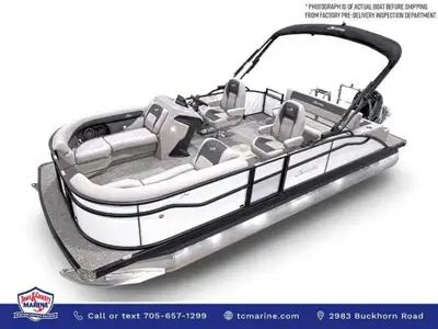 $232/ biweekly with taxes down, OAC. 2026 Barletta Aria A22UC tritoon for sale in Lakefield, ON at T...