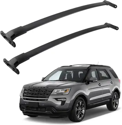 PERFECT FIT: 2016-2019 Explorer, OEM style STRONG CAPACITY LOAD: It perfect for carrying roof boxes,...
