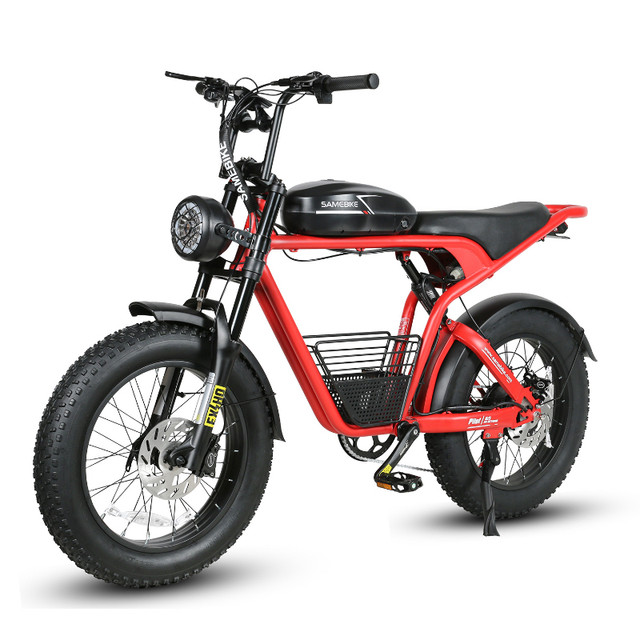 1000W Retro Fat Tire Ebike 55-60kph Free Shipping 1Yr Warranty in eBike in Downtown-West End - Image 3