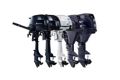 Brand new Tohatsu Outboards delivered to your door. 3.5-20HP short and long shaft available today at...