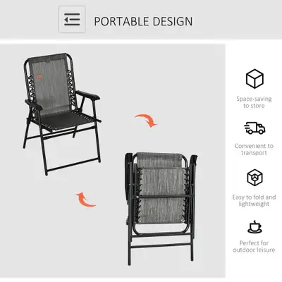 Description This single folding lawn chair is the ideal blend of comfort, portability, and durabilit...