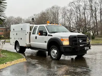 2015 Ford F-450 Super Duty Service Truck Cruise Control PIAA Fog Lights Tow Haul Mode 4X4 Gear Selec...