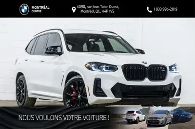 *English below* *Français:* Ce X3 M40i xDrive de 25670 km, provenant d'un seul propriétaire ayant ef...