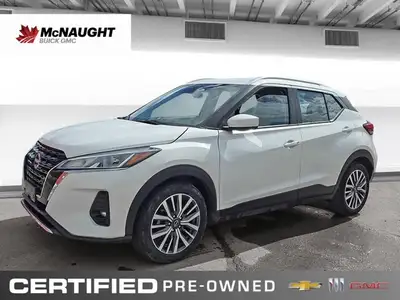 Experience smart efficiency and modern style with the 2024 Nissan Kicks SV. This used compact SUV, f...