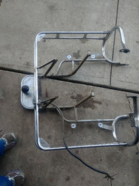 Gold Wing Hitch Chrome Rails and Floorboards