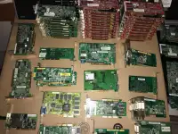 Large supply Video cards, tv tuners, network cards, etc.