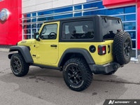 No Accidents, Nicely Optioned, Dealer Serviced, High Velocity Yellow 2023 Jeep Wrangler Willys 4X4,... (image 3)