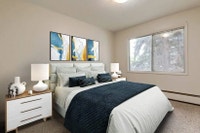 Amenities: Spacious Rooms • Balconies • Heat & Water Included Suite & Building: One-bedroom suites S... (image 2)