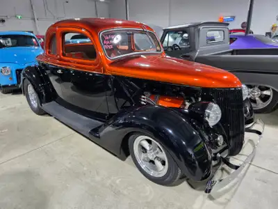 1936 Ford Deluxe 5-window coupe Hot Rod. All metal body and a brand new build that was just finished...
