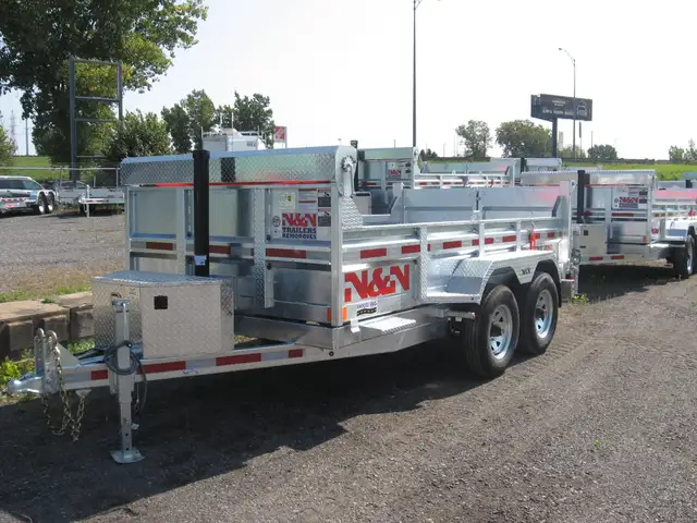 2026 N&N 6X12 Dompeur  Galvanisé a chaud in Cargo & Utility Trailers in Québec City - Image 3