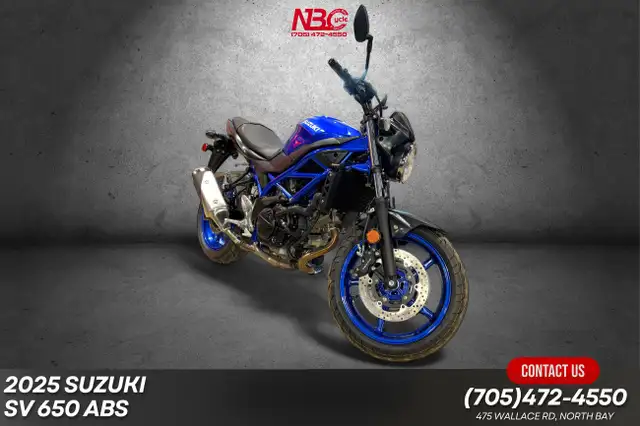 2025 Suzuki SV 650 ABS in Street, Cruisers & Choppers in North Bay - Image 2