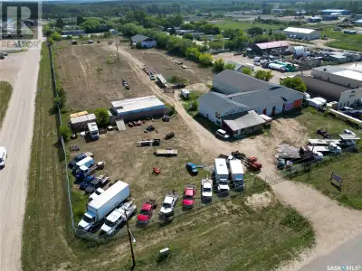 Prime Location! This 2.5 acre industrial property is a hidden gem situated alongside Highway 2 North...