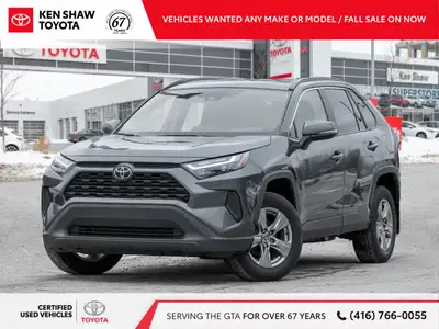 Magnetic Gray Metallic 2023 Toyota RAV4 XLE AWD! Sunroof / Power Driver Seat / Push Button Start / P...