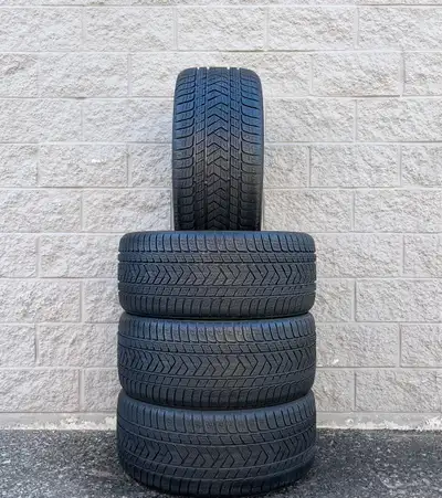 Winter / Snow Pirelli Scorpion Tires. 4x 275 35 22 (95%). Fits: Volvo XC90, Mercedes Benz EQS / EQE...