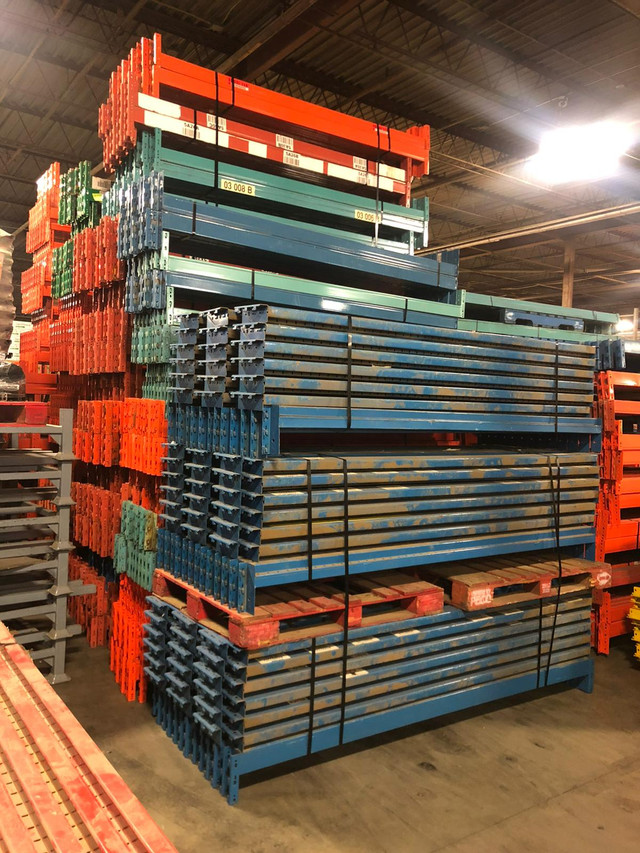 USED Beams Redi rack Pallet Racking Beam 8' , 9' , 12' Industrial Shelving & Racking