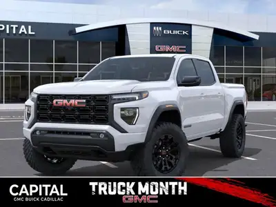 Welcome to Capital GMC! This 2026 GMC Canyon in Summit White is equipped with 4WD and Turbocharged G...
