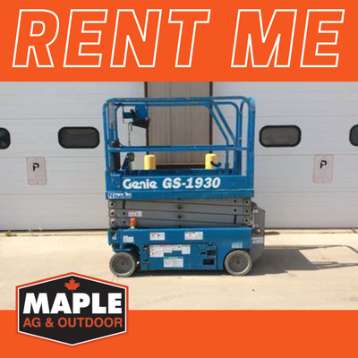 Contact Maple Ag & Outdoor for all your rental needs. We have boom lifts, scissor lifts, tow behind...