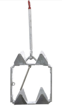 Seachoice Hot-Dipped Galvanized Steel Fold-and-Hold Anchor