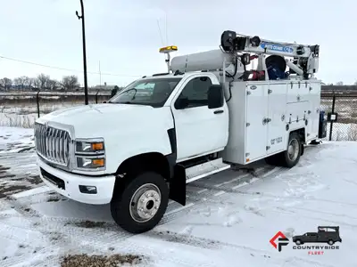 Countryside Fleet 2019 International CV515 Regular Cab 4x4 Service Truck + 6.6L Duramax Diesel Engin...