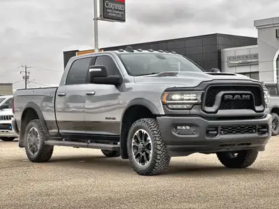 This 2024 RAM 2500 Rebel 4x4 Crew Cab 64 Box has the 6.4L Hemi V8 with an 8-Speed Automatic transmis...
