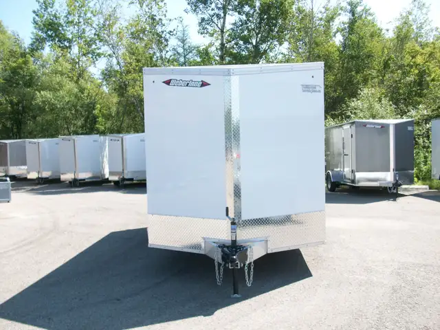 2025 Weberlane CARGO ALUMINIUM 7' X 14' V-NOSE 2 ESSIEUX GLISSIE in Cargo & Utility Trailers in Laval / North Shore - Image 3